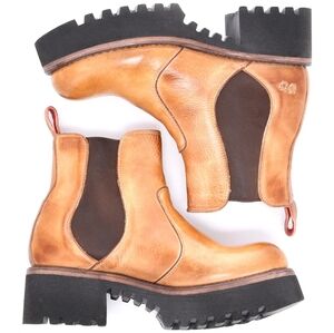 New BED STU chunky Platform Ankle Boots  Leather Size 10